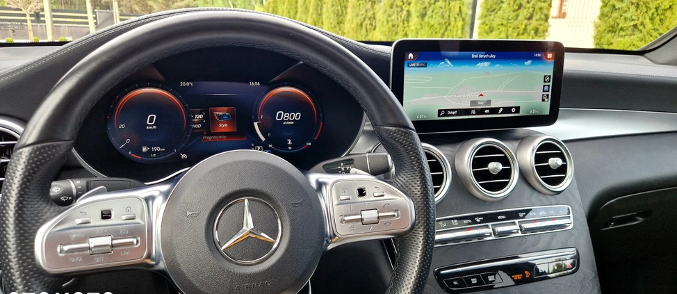 Mercedes-Benz GLC cena 164000 przebieg: 165000, rok produkcji 2020 z Chorzów małe 781
